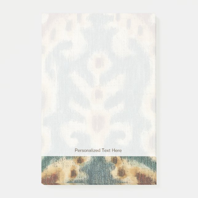 Decorative Ikat Fabric Design by Chariklia Zarris Post-it Notes (Front)