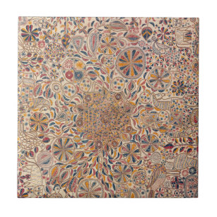 Decorative Indian Quilt Print Tile