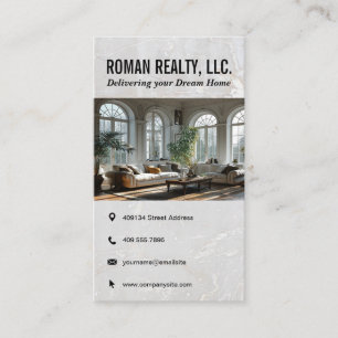 Decorative Interior Living Room Business Card