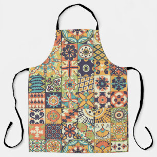Decorative Islam: Vintage Hand Drawn. Apron