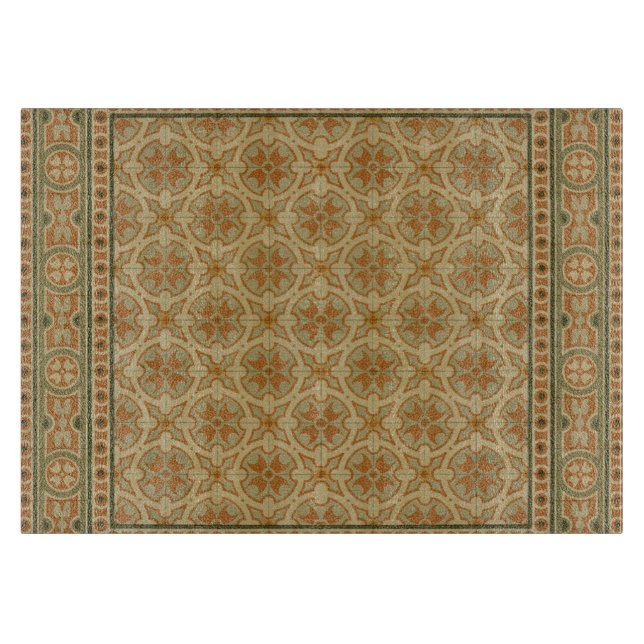 Decorative Italian Mosaic Tiles by Vision Studio Cutting Board (Front)