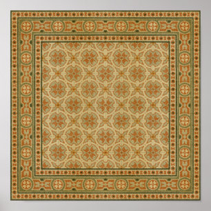 Decorative Italian Mosaic Tiles by Vision Studio Poster