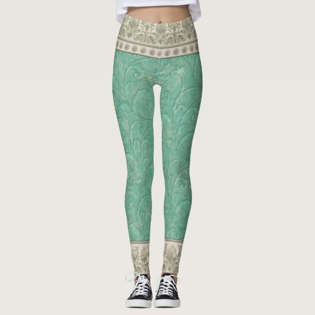 Decorative jade leggings (Front)