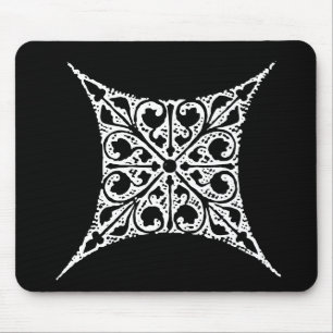 Decorative lace mouse pad