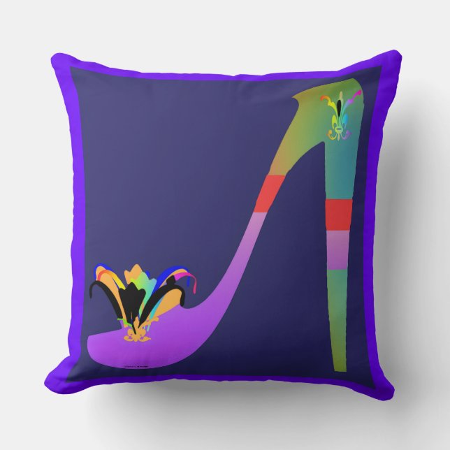 Decorative Ladies Slipper Cushion (Front)