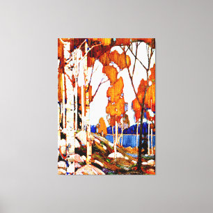 Decorative Landscape by Tom Thomson Canvas Print