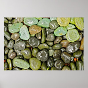 Decorative landscaping rocks poster