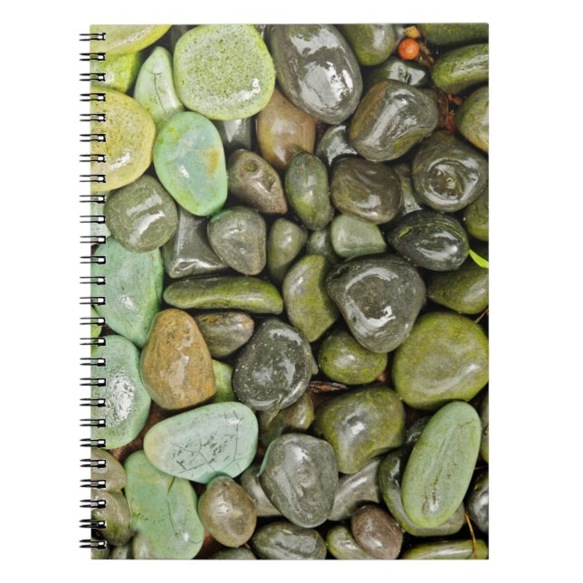 Decorative landscaping rocks spiral notebook (Front)