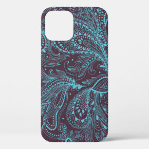 Decorative Leaves: Seamless Pattern Background iPhone 12 Case