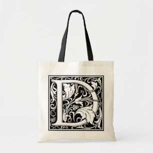 Decorative Letter Initial “D” Tote Bag