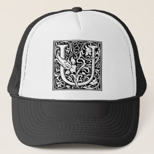 Decorative Letter Initial “U” Trucker Hat