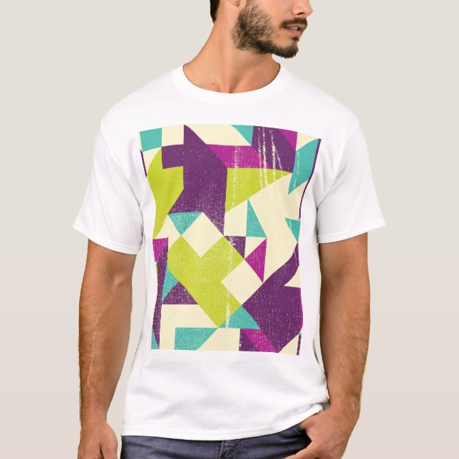 Decorative Letters: Hand-Drawn Pattern T-Shirt (Front)
