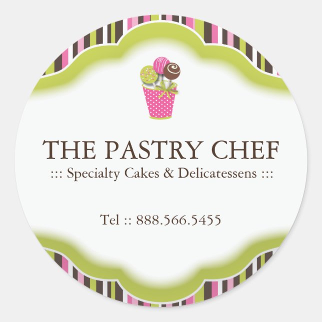 Decorative Lolli Cakes Stickers (Front)