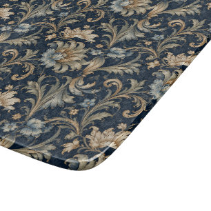 Decorative Luxury Floral Ornamentation Cutting Board
