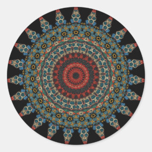 Decorative Mandala Classic Round Sticker