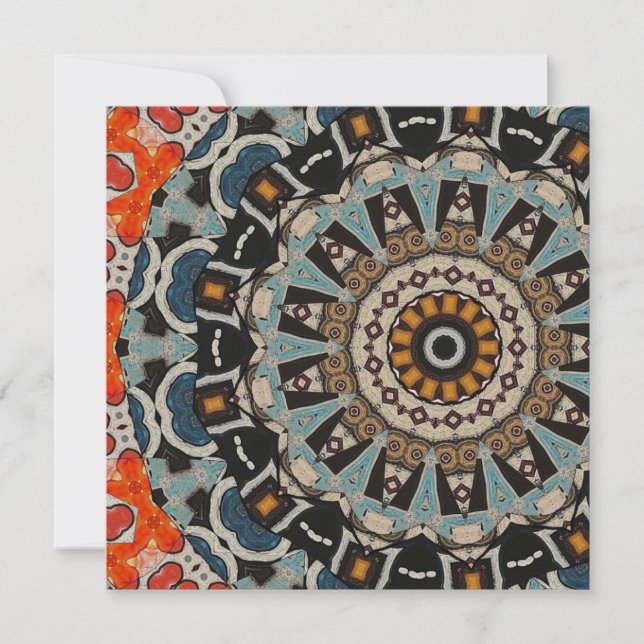  Decorative Mandala  Invitation (Front)