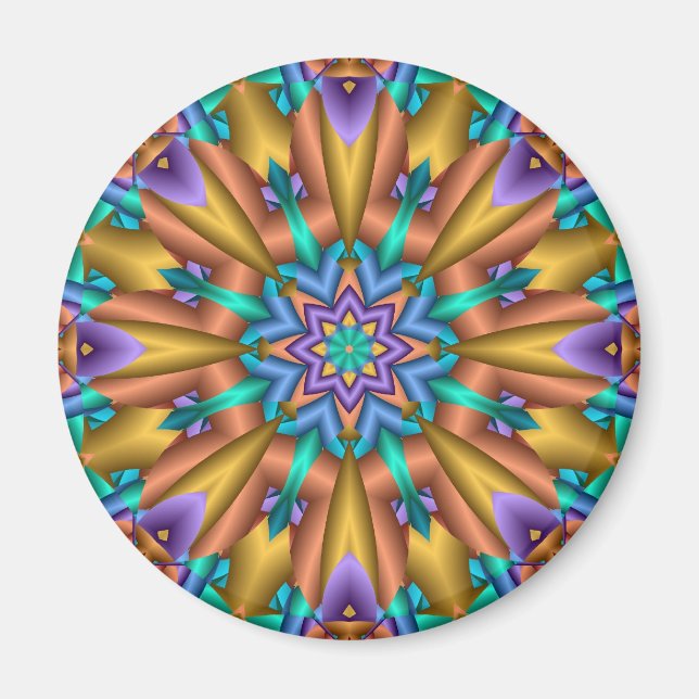 Decorative mandala Magnet Sunshine (Front)