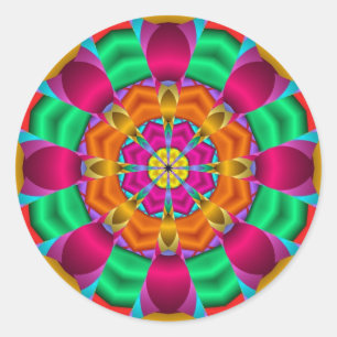 Decorative Mandala sticker Flower Heart