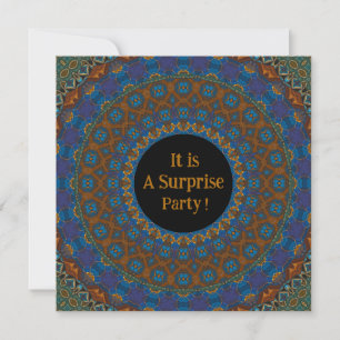 Decorative Mandala Surprise Party Invitation