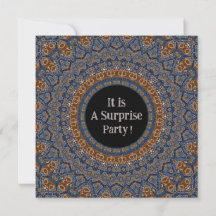 Decorative Mandala Surprise Party Invitation