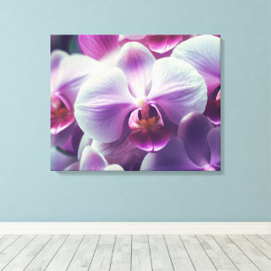 Decorative Modern Stylish Orchids Canvas Print