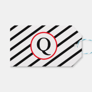 Decorative Monogram Gift Tags