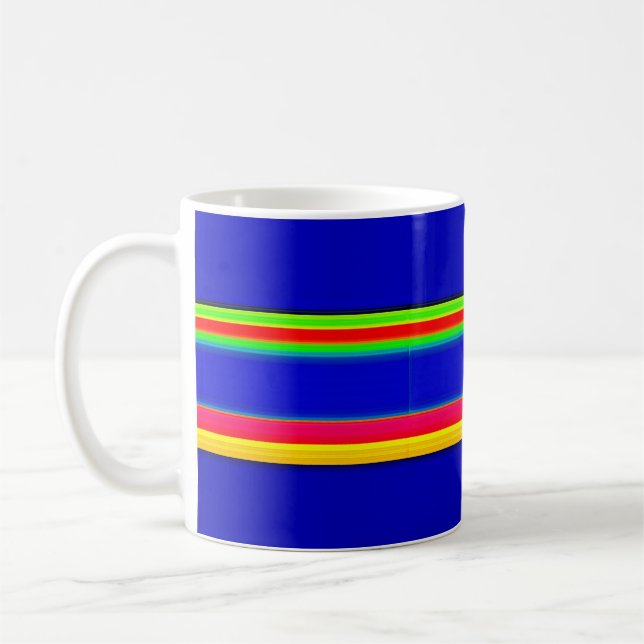 decorative motif coffee mug (Left)