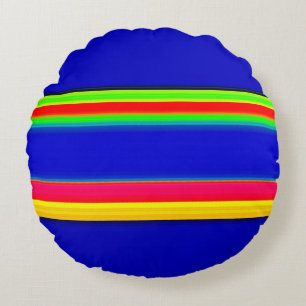 decorative motif round cushion