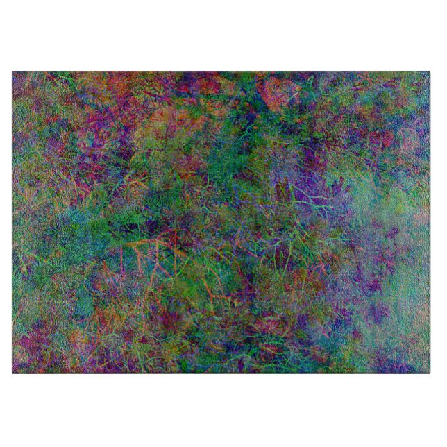 Decorative Mystic Colourful Cutting Board (Front)