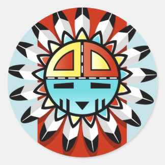 DECORATIVE NATIVE AMERICAN I STICKERS