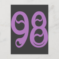 DECORATIVE NUMBER 98