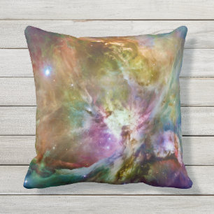 Decorative Orion Nebula Galaxy Space Photo Cushion