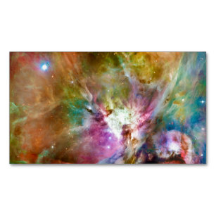 Decorative Orion Nebula Galaxy Space Photo Magnetic Business Card