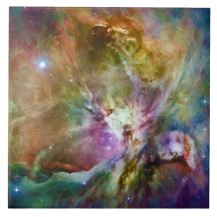 Decorative Orion Nebula Galaxy Space Photo Tile