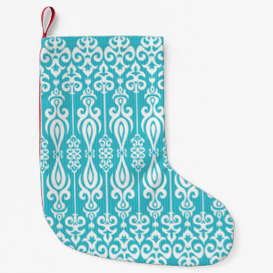 Decorative ornamental background in oriental style small christmas stocking