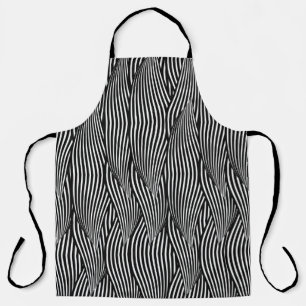 Decorative ornamental seamless pattern waves petal apron