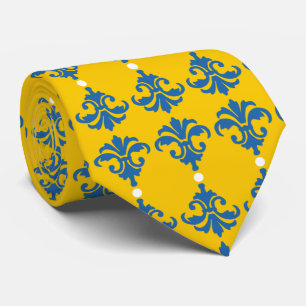 Decorative Ornate Damask Stripe Tie