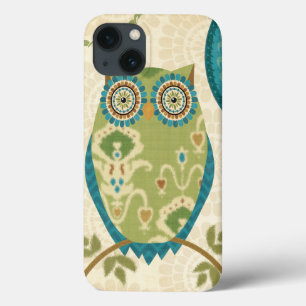 Decorative Owl with Circular Designs iPhone 13 Case