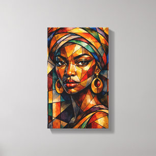 Decorative Painting (Piercing Gaze) Abstract Art Canvas Print