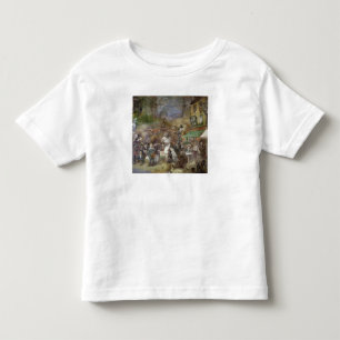 Decorative panel depicting Paris Toddler T-Shirt