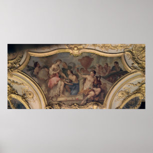 Decorative panel from the Oval Salon Poster