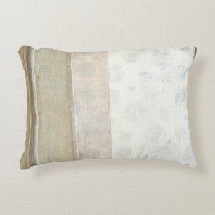 Decorative Panel Painting in Neutral Colours Decorative Cushion