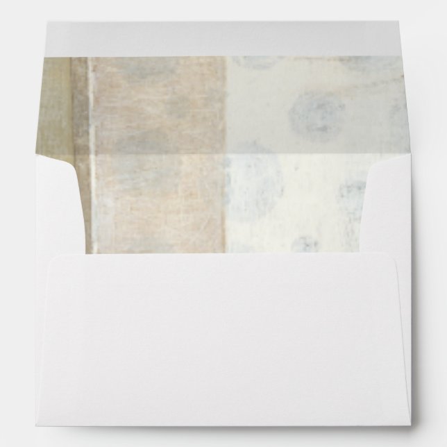 Decorative Panel Painting in Neutral Colours Envelope (Back (Bottom))