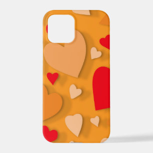 Decorative paper heart 7 iPhone 12 pro case