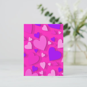 Decorative paper heart 8 holiday postcard