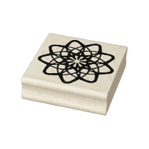 Decorative pattern in circle in mandala variation