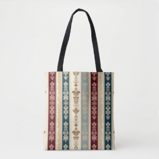 Decorative Pattern Tote Bag - Vintage and Elegant 