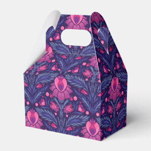 Decorative pattern with hearts favour box