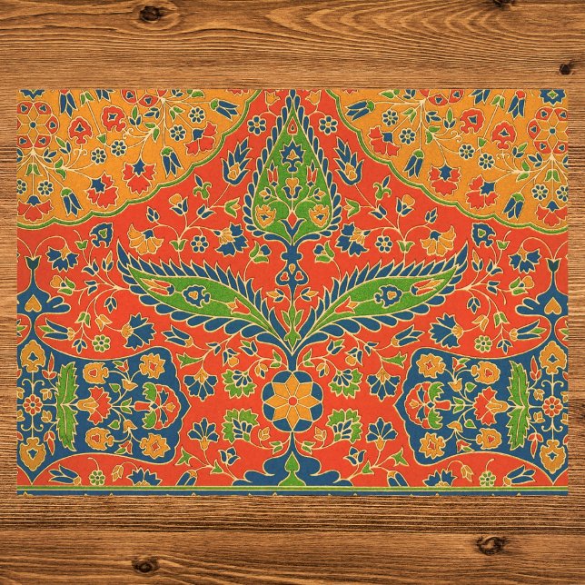 Decorative Persian Floral Print Tissue Paper (Creator Uploaded)