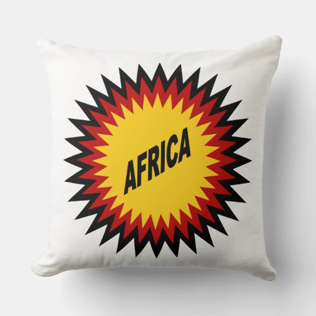 Decorative Pillow  DESIGN   AFRICA (Front)